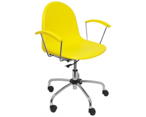 SILLA VES GIRATORIA COLOR AMARILLO