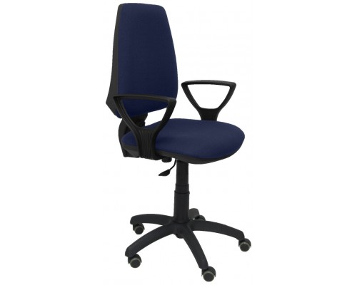 SILLA ELCHE CP BALI AZUL MARINO BRAZOS FIJOS RUED