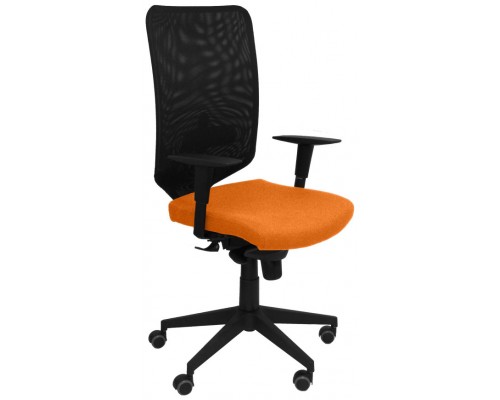 SILLA OSSA NEGRA BALI NARANJA