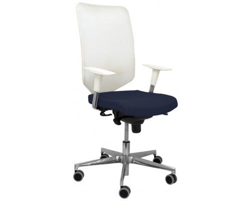 SILLA OSSA BLANCA BALI AZUL MARINO