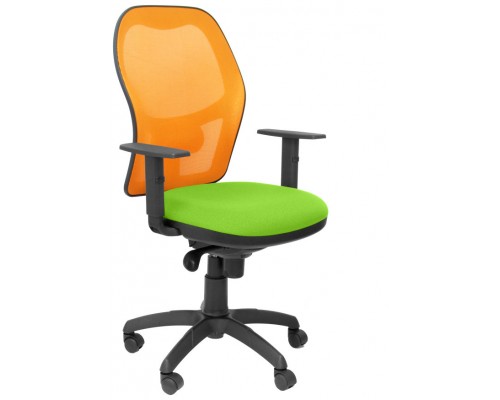 SILLA JORQUERA MALLA NARANJA ASIENTO BALI VERDE P