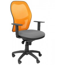 SILLA JORQUERA MALLA NARANJA ASIENTO BALI GRIS CL