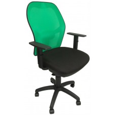 SILLA JORQUERA MALLA VERDE ASIENTO BALI NEGRO