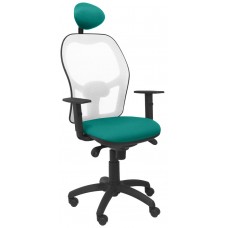 SILLA JORQUERA MALLA BLANCA ASIENTO BALI VERDE CL