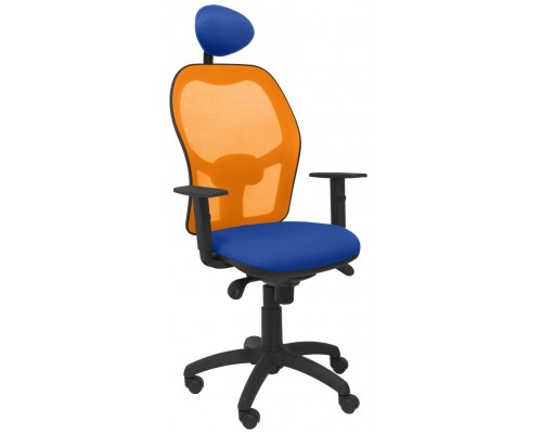 SILLA JORQUERA MALLA NARANJA ASIENTO BALI AZUL CO