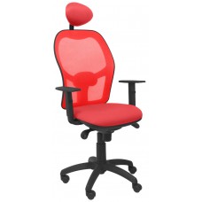 SILLA JORQUERA MALLA ROJA ASIENTO BALI ROJO CON C