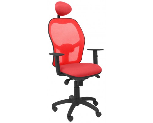 SILLA JORQUERA MALLA ROJA ASIENTO BALI ROJO CON C