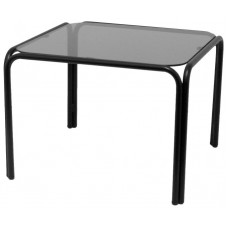 MESA IBAÑEZ CHASIS NEGRO CRISTAL FUME