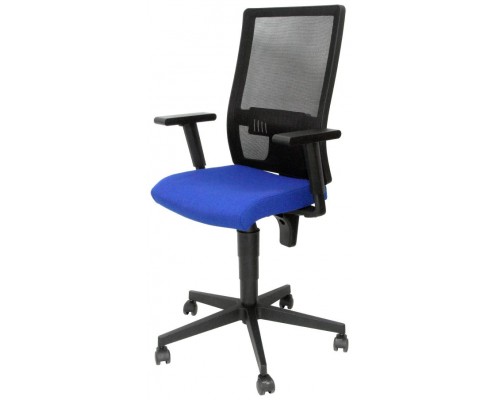 SILLA POVEDILLA RESPALDO MALLA NEGRO ASIENTO BALI