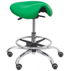 TABURETE ALATOZ SIMILPIEL VERDE
