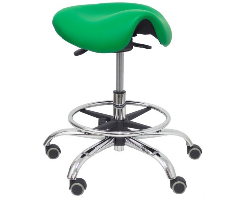 TABURETE ALATOZ SIMILPIEL VERDE