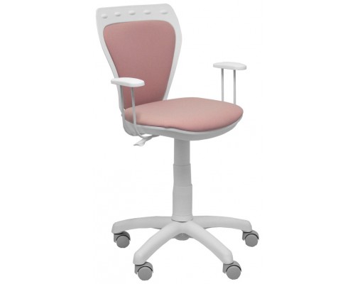 PIQUERAS Y CRESPO NOWY STYL Silla juvenil Ministyle blanca era rosa