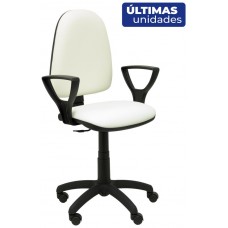SILLA AYNA SIMILPIEL ANTIBACTERIAS BLANCO CON BRAZ