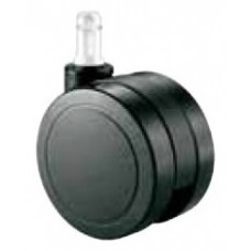 PACK 5 RUEDAS DE NAILON DE 65MM NEGRA