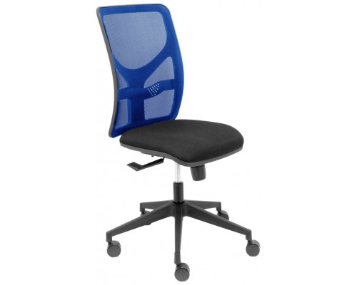 SILLA MOTILLA MALLA AZUL ASIENTO BALI NEGRO