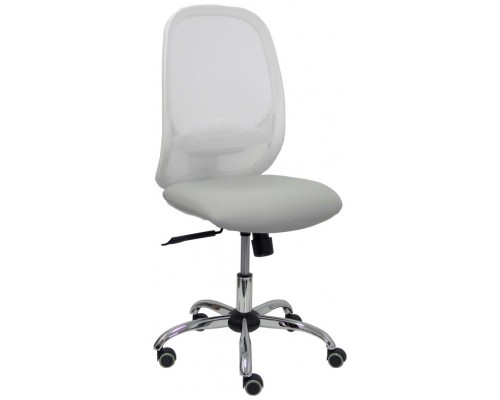 SILLA CILANCO BLANCA MALLA BLANCA ASIENTO BALI GRI