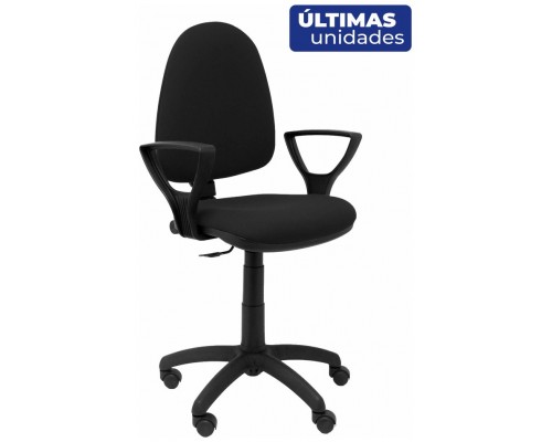 SILLA BETETA BALI NEGRO BRAZOS FIJOS