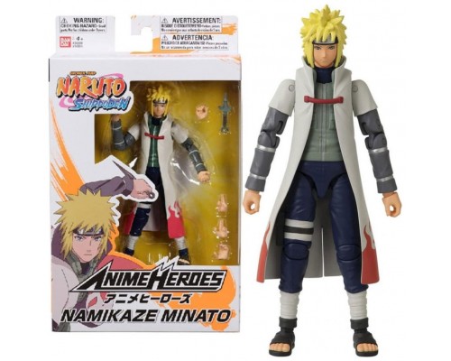 Figura bandai anime heroes naruto namikaze