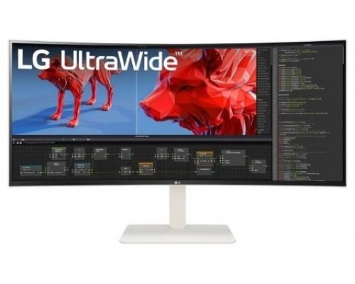 LG 38WR85QC-W pantalla para PC 96,5 cm (38") 3840 x 1600 Pixeles UltraWide Quad HD LCD Blanco