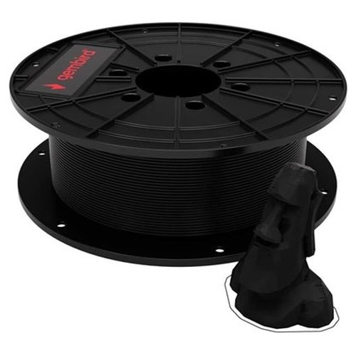BOBINA FILAMENTO PLA GEMBIRD 1Kg NEGRO-DI2 BOBINA FILAMENTO PLA GEMBIRD 1Kg NEGRO