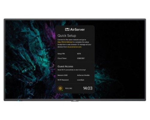 NEC MultiSync M751 Pantalla plana para señalización digital 190,5 cm (75") LED 500 cd / m² 4K Ultra HD Negro 24/7