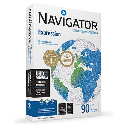 Navigator Expression papel para impresora de inyección de tinta A4 (210x297 mm) 500 hojas Blanco (MIN5) (Espera 4 dias)-SX2 Navigator Expression papel para impresora de inyección de tinta A4 (210x297 mm) 500 hojas Blanco (MIN5) (Espera 4 dias)