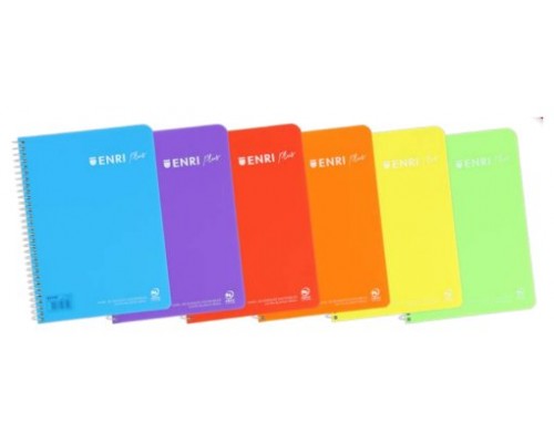 ENRI Plus cuaderno y block A4 80 hojas Colores surtidos (MIN5) (Espera 4 dias)