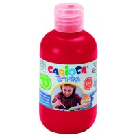 BOTELLA TEMPERA 250 ML. ROJO CARIOCA 40424/10 (Espera 4 dias)