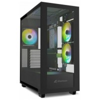 CAJA ATX SHARKOON REBEL C60 2VENTX120MM 2XUSB3 SIN FUENTE NEGRO