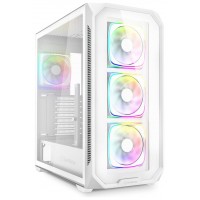 CAJA GAMING ATX SHARKOON AK5G RGB 4XVENT 120MM 3XUSB SN FUENTE BLANCO