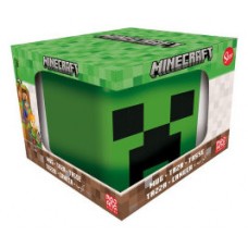 TAZA 3D EN CAJA REGALO CABEZA CREEPER 440 ML STOR REDSTRING 40487