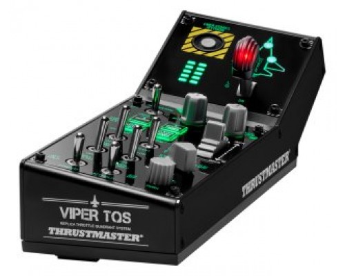 Thrustmaster VIPER Panel Negro USB Joystick/Palanca de control lateral + cuadrante de aceleración PC