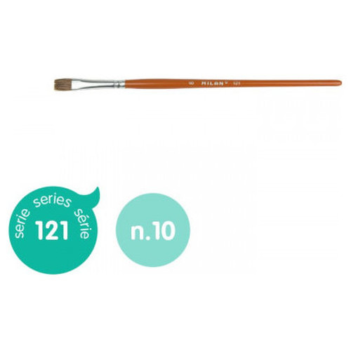 PINCEL ESCOLAR PLANO SERIE 121, Nº 10 MILAN 412110 (Espera 4 dias)-SX0 PINCEL ESCOLAR PLANO SERIE 121, Nº 10 MILAN 412110 (Espera 4 dias)
