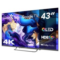 TELEVISIÃ“N QLED SMART TECH UHD 43   43QG02V GOOGLE TV