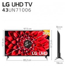 LG 43UN711C 109,2 cm (43") 4K Ultra HD Smart TV Wifi Negro