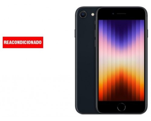 APPLE iPHONE SE 2022 128GB NEGRO REACONDICIONADO GRADO A (Espera 4 dias)