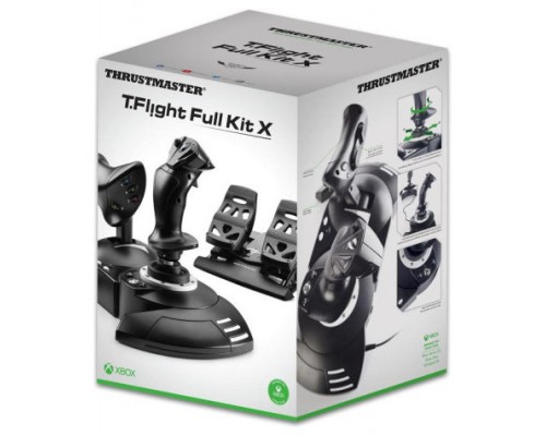 Thrustmaster T.Flight Full Kit X Negro USB Palanca de mando Analógico/Digital PC, Xbox