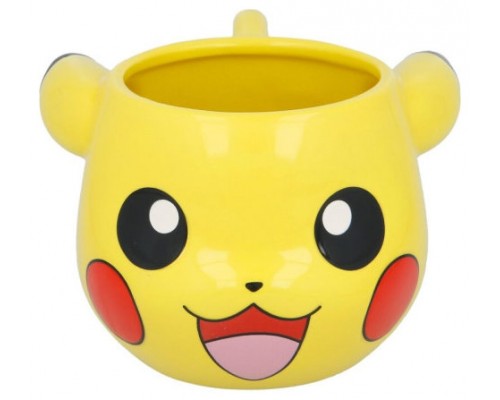 TAZA 3D EN CAJA REGALO CABEZA PIKACHU 500 ML STOR REDSTRING 44674