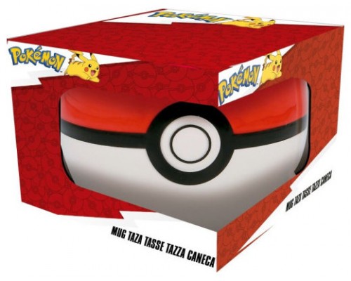 TAZA 3D EN CAJA REGALO POKEBALL 490 ML STOR REDSTRING 44675