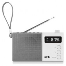 Radio despertador spc jetty max blanco