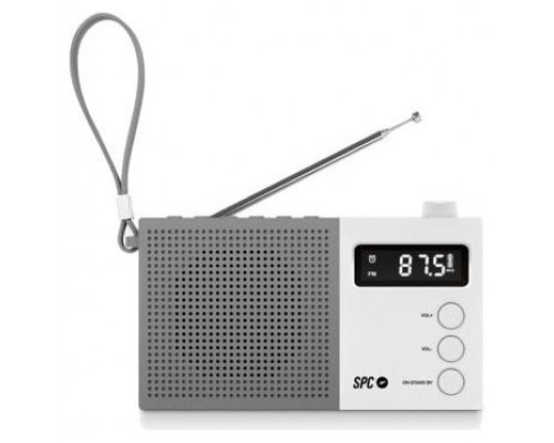 Radio despertador spc jetty max blanco