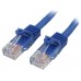 STARTECH CABLE DE RED 0,5M AZUL CAT5E