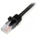 STARTECH CABLE 5M DE RED SNAGLESS NEGRO
