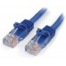 STARTECH CABLE 5M DE RED SNAGLESS AZUL