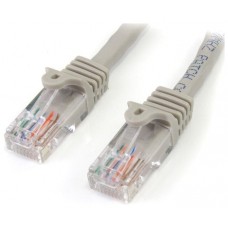 STARTECH CABLE 5M DE RED SNAGLESS GRIS