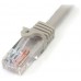 STARTECH CABLE 5M DE RED SNAGLESS GRIS