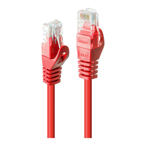 Lindy 48181 cable de red Rojo 0,5 m Cat6 U/UTP (UTP)-MR1 Lindy 48181 cable de red Rojo 0,5 m Cat6 U/UTP (UTP)