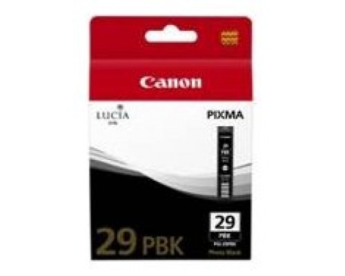 Cartucho tinta canon pgi - 29pbk photo negro