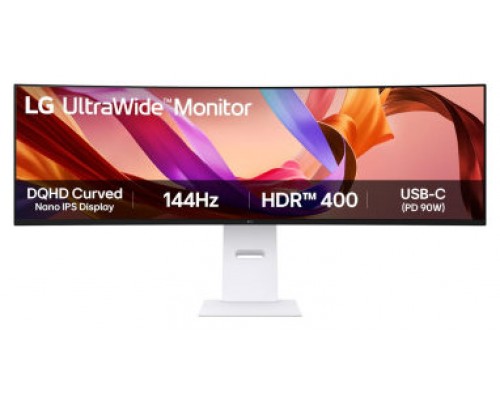 LG 49U950A-W pantalla para PC 124,5 cm (49") 5120 x 1440 Pixeles Dual QHD LED Negro, Blanco