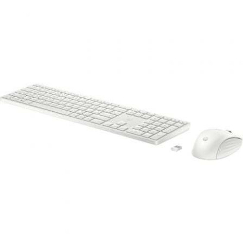 HP Combo de teclado y rat&oacute;n inal&aacute;mbricos 650, blanco